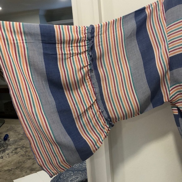 Anthropologie Lavender Field Large Top Blue - Picture 6 of 8